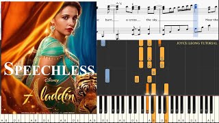 Speechless - Naomi Scott (Aladdin 2019) - Piano Cover & Sheets chords