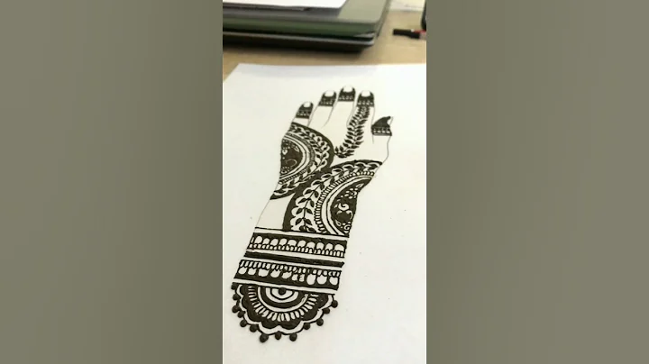 42 Day of My 100-Day Henna Challenge 🌿 | From Beginner to Pro Journey #shorts