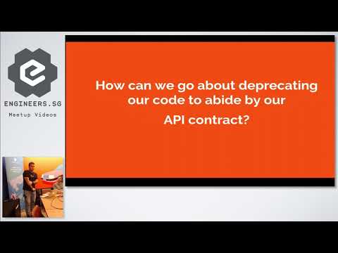 Deprecating APIs - Singapore PHP User Group
