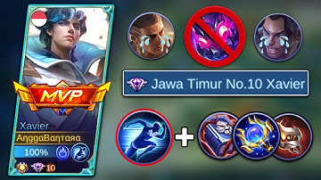 XAVIER COUNTER ALAMI HERO GLOW | BUILD TOP GLOBAL XAVIER | Xavier - Mobile Legends