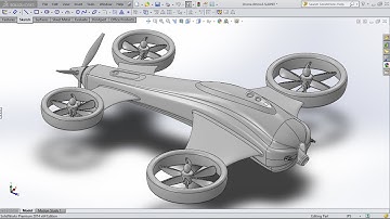 Learn Solidworks Surface Modeling and Craft a Deadly Reaper Drone | Solidworks Tutorial_Part-2