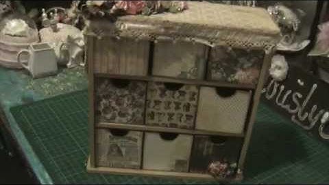 Kaisercraft drawers "miss empire"