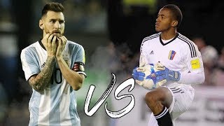 Wuilker Faríñez atajando a los mejores futbolistas del mundo | Messi, Falcao, Alexis Sanchez...