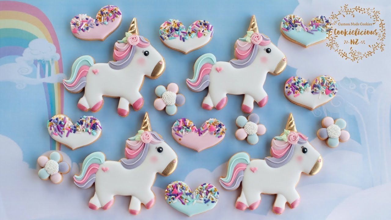 How to make Sparkles the Unicorn & Sprinkled Heart Cookies