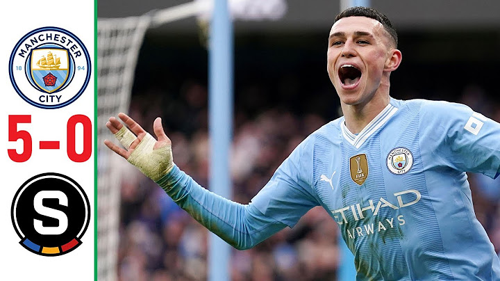 Manchester City vs Sparta Prague 5-0 Highlights