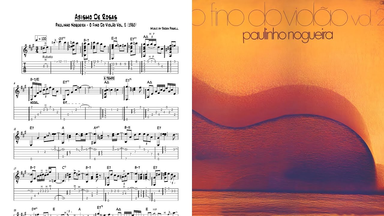 Paulinho Nogueira - Abismo De Rosas (Transcription)