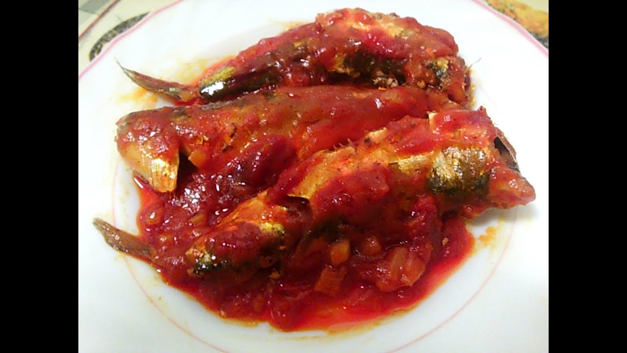 sardinas en salsa de tomate caseras - YouTube