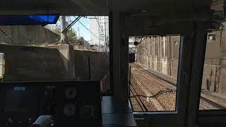 4月6日撮影名鉄9100系9102F普通弥富行き名鉄名古屋駅入線