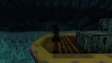Tomb Raider Remastered TR2 - Getting on the lifeboat without damage - The Deck