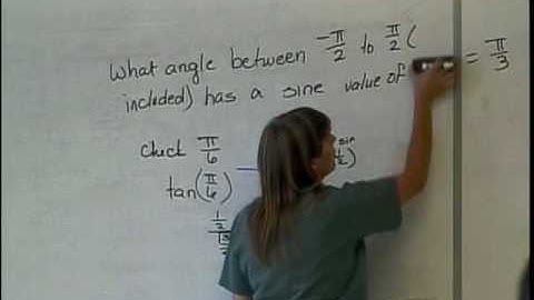 Inverse Trigonometric Functions (part 4)