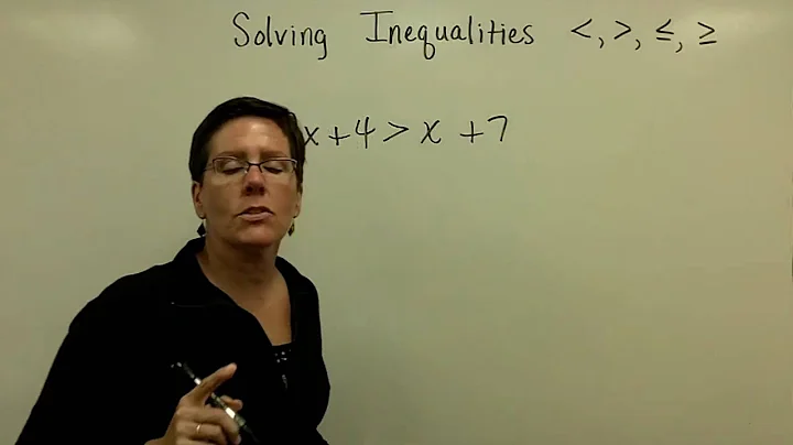 22 - Introductory Algebra - Solving Inequalities