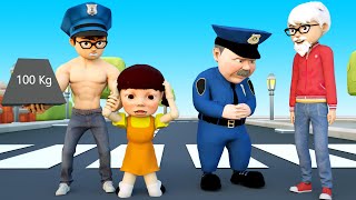 Challenge Body To Police - Clear Tani's Injustice - Scary Teacher 3D Arrest Doll Squid Game