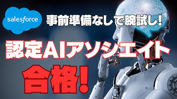 事前準備なしで腕試し！Salesforce認定AIアソシエイト合格しました。