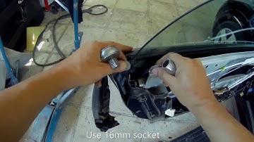 Audi TT  How To Replace Power Window Regulator