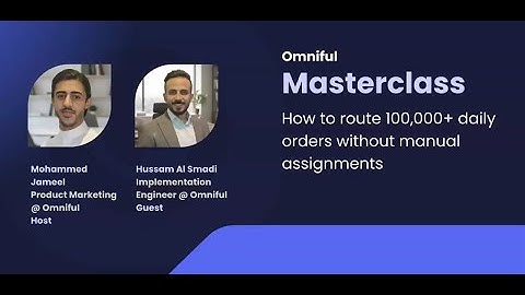 Omniful Masterclass #2: Intelligent Order Routing
