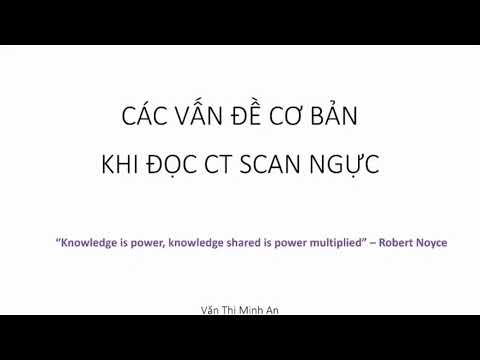 Các vấn đề cơ bản khi đọc CT Scan ngực