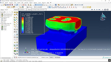 Simulation Explosion above Tunnel with Abaqus- Eulerian Analysis