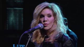 Video thumbnail of "Alison Krauss I Never Cared For You Live on The Late Show"