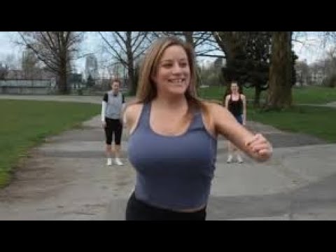 عندما تمارس النساء الرياضة♤♤ women runner whit big tits 