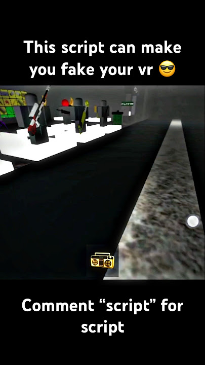 This script can make you fake your VR(FE) #roblox #scripts #hacks #shorts