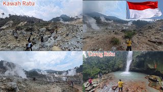 Epic 5-Hour Hike to Kawah Ratu Volcano & Hidden Waterfall in West Java 🏞️ | Indonesia Adventure Vlog