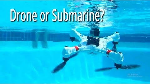 A Submarine Drone Fly and Swim Underwater