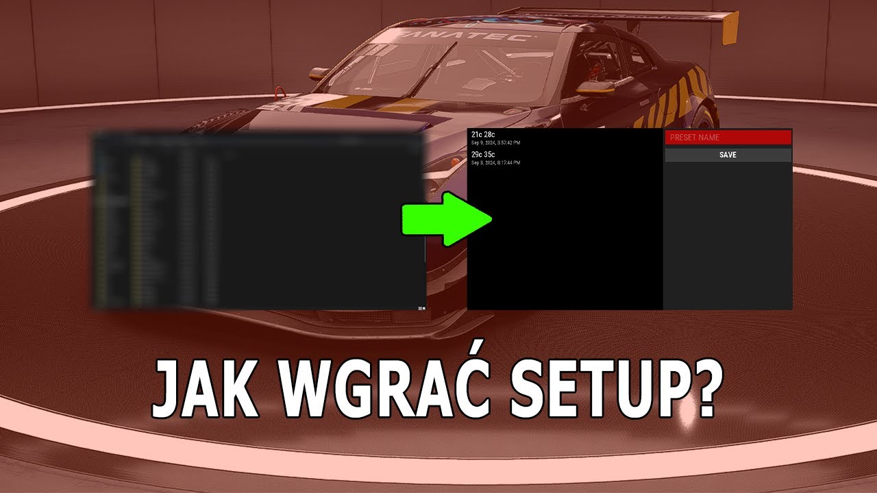 ACC jak wgrać setup do waszego samochodu ;) - YouTube