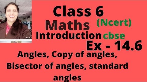 Introduction of Ex 14.6. Ch 14 practical geometry. #class6mathsncert