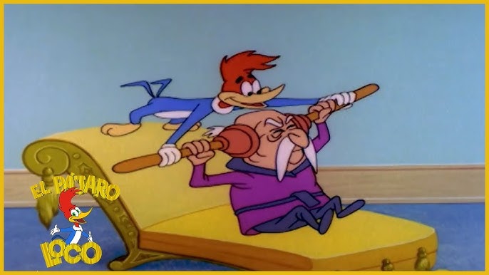 Imagorama - •EL SHOW DEL PÁJARO LOCO (1957-1958) Revoltoso y alocado pájaro  carpintero con la risa más famosa de los dibujos animados Creado por Walter  Lantz en 1940 para Universal Aventuras disparatadas