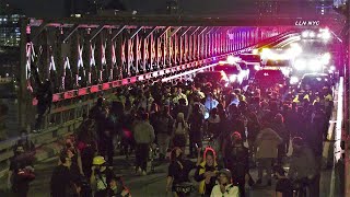 Protest, 1 Arrest Made / Brooklyn Bridge, New York City / 4.24.21