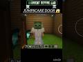 Jumpscare door in Minecraft 🔥💀 #minecraft #gaming #trending