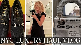 NYC GIRLS TRIP | Luxury Shopping Haul | Carnivore Eating | Travel Outfits & Style
