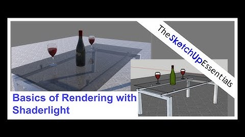 Rendering a SketchUp Model in Shaderlight - Part 2 - Sample Render Tutorial