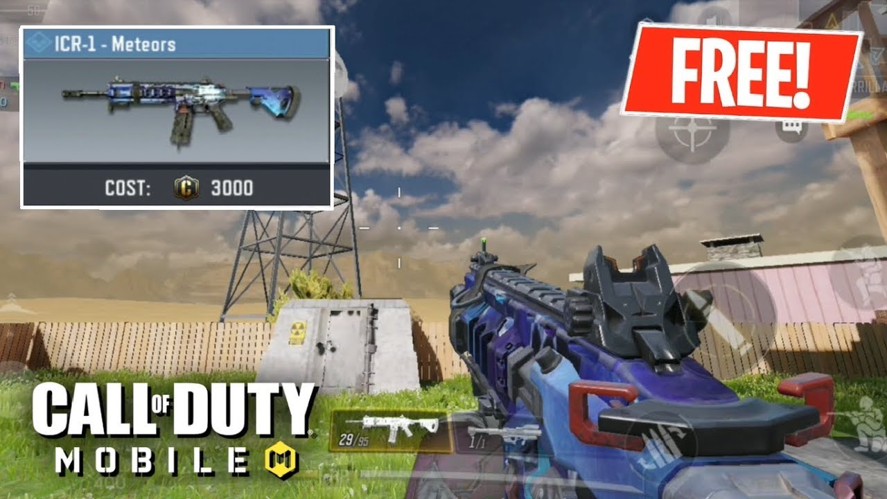 New The Icr 1 Meteors Cheapest Skin In Call Of Duty Mobile Season 3 Youtube