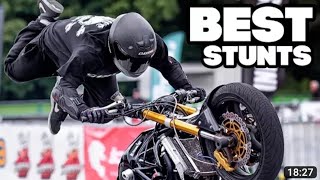 Крутые трюки на мотоциклах, питбайках // 🚩BEST stunts 🚩
