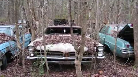 Abandoned Old Pontiacs