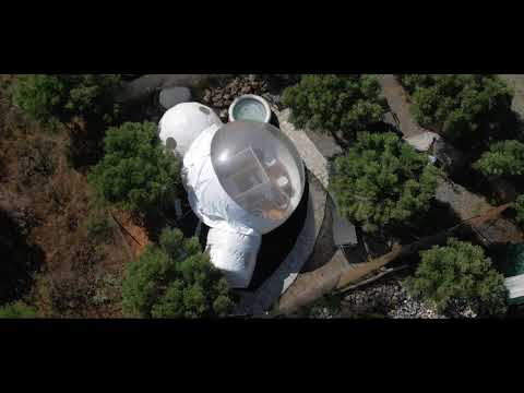 Tarifs de réservation Tentes à bulles Halkidiki - Drone View 2020