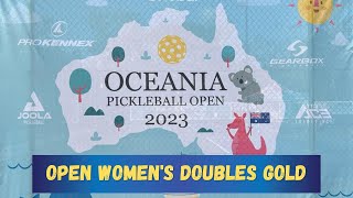 Global Oceania Open Women's Doubles Gold