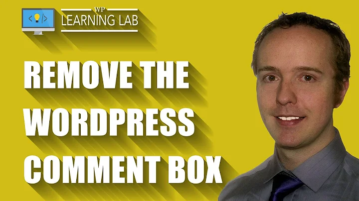 3 Ways To Remove The WordPress Comment Box | WP Learning Lab