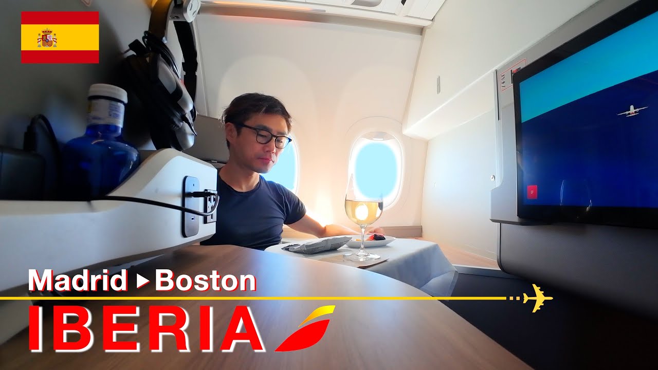 Iberia Airlines🇪🇸Business Class【Madrid→Boston】