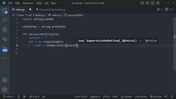 Create a Password Generator using Python