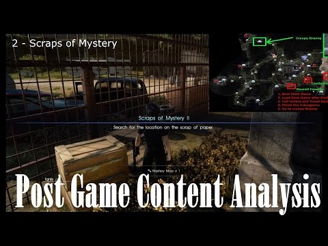 Final Fantasy XV: Post Game Content Analysis (What to do and Rewards - FF 15 Endgame Guide)