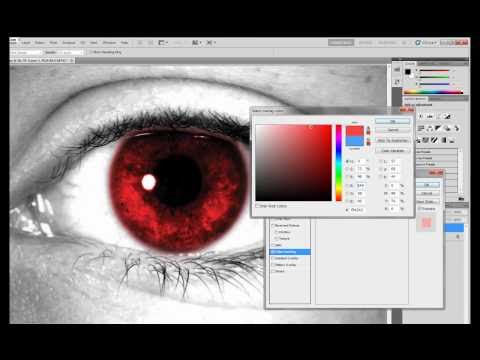 Adobe Photoshop Tutorials - Change Eye Color/ Multi-Colored Eyes