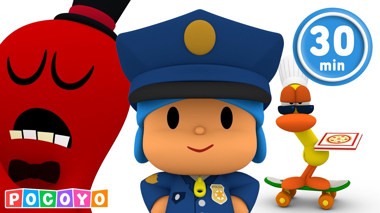 Pocoyo es POLICÍA Otra Vez (¡Salió Mal!) 🚓🚨 | Pocoyó Español Latino | Canciones y Dibujos
