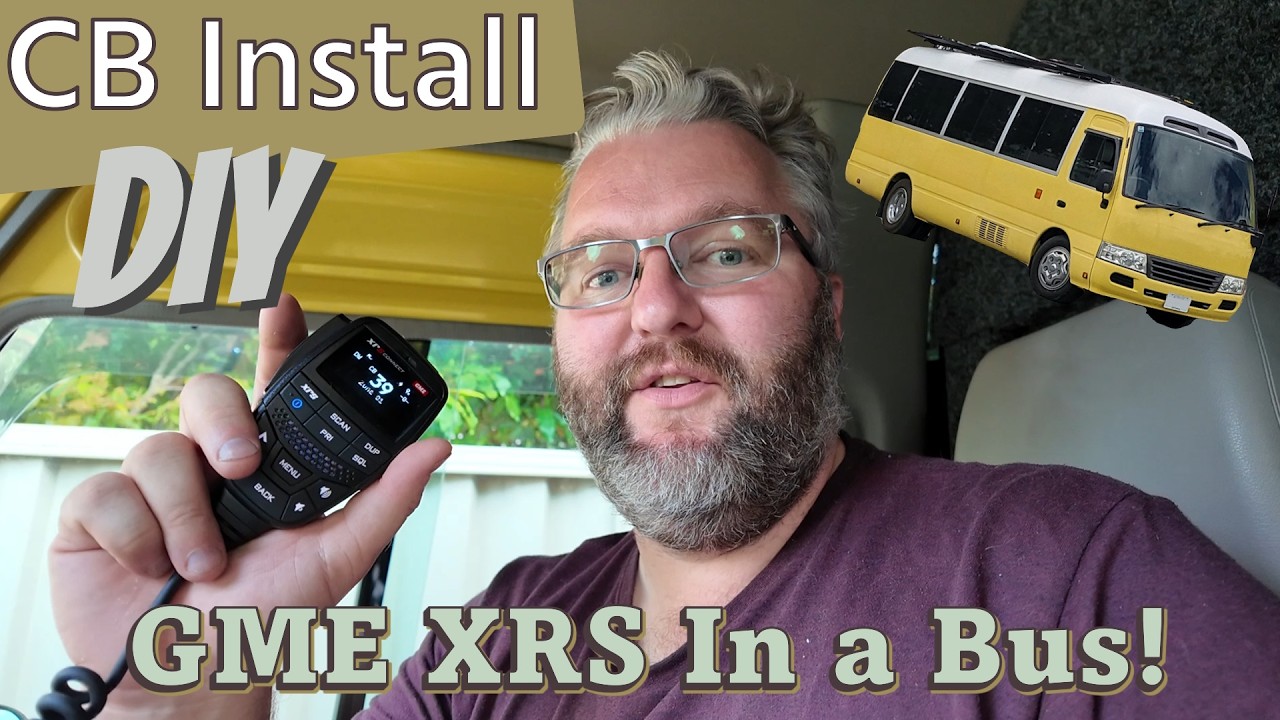 Как установить CB-радиостанцию ​​в автобус — сборка Toyota Coaster, эпизод 14