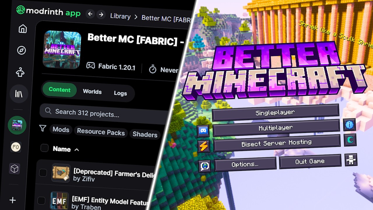Begini Cara Main Modpacks Di Minecraft! (1.21+) [Modrinth] - YouTube