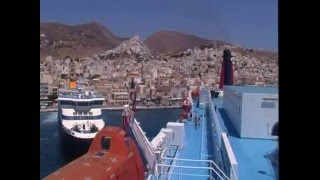 NISSOS RODOS- Hellenic Seaways-  Ermoupolis (Syros)- 20/6/2015- Cpt Diamantis Papageorgiou