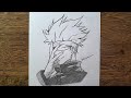Como desenhar satoru gojo | Tutorial de Desenho passo a passo | Desenho do Satoru gojo fácil