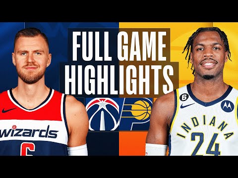 Wizards at pacers | nba full game highlights | december 9, 2022