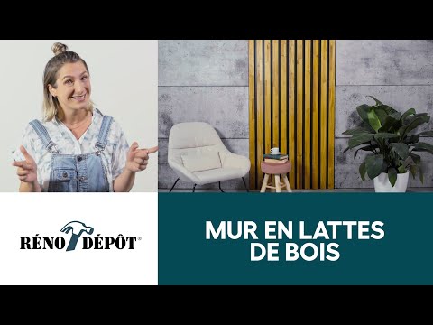 Comment créer un mur d’accent en lattes de bois | Réno-Dépôt